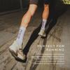 2XU Unisex Vectr Cushion Crew Socks - Sports Performance Socks - White/Grey - Size Large (Men's Size 9-12, Women's Size 10-13.5) view 2