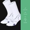 2XU Unisex Vectr Cushion Crew Socks - Sports Performance Socks - White/Grey - Size Large (Men's Size 9-12, Women's Size 10-13.5) view 3