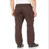 Chef Code Modern Fit Unisex Cargo Chef Pants, Elastic Waist CC220 (Chalkstripe Red, M) view 2