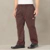 Chef Code Modern Fit Unisex Cargo Chef Pants, Elastic Waist CC220 (Chalkstripe Red, M) view 4