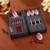Casemaster Sinister Magnetic Aluminum Dart Case with Precision Cut Space to Hold 3 Steel Tip or Soft Tip Darts and Extra Flights, Shafts and Tips, Magnetic Latch Keeps Case Closed Tight,Grey view 3