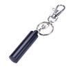 Alomejor Billiards Tip Repair Tool with Key Chain Holder Portable Billiard Pool Cue Tip Stick Pick Pricker Pricker Keychain Repair Tool (Black)