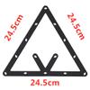 6Pcs Billiard Rack Holder Mini Table Top Billiards Triangle Rack Billiard Table Pool Cue Accessory view 2