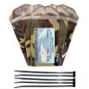 5 Pack, Camouflage, Vertrical, Zipped, Hunting & Fishing License Holder, Includes Zip Tie, Made in USA view 1