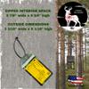 5 Pack, Camouflage, Vertrical, Zipped, Hunting & Fishing License Holder, Includes Zip Tie, Made in USA view 3