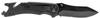 Smith & Wesson M&P 8.5in High Carbon S.S. Spring Assisted Folding Knife with 3.5in Serrated Drop Point Blade and Rubber Handle for Outdoor Survival and EDC view 2