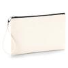 Westford Mill Canvas Detachable Wristlet Pouch - Availabl - Natural/Light Grey view 2