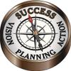 Simple Keys to Life Success Motivational Compass Cartoon Round Metal 0.75" Lapel Pin Hat Shirt Pin Tie Tack Pinback view 2