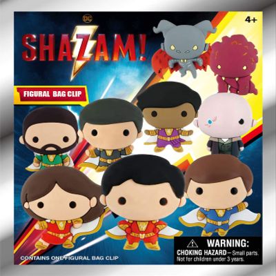 DC Shazam! 3D Figural Bag Clip in Blind Bag