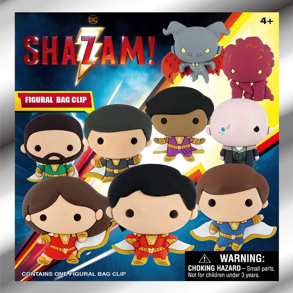 DC Shazam! 3D Figural Bag Clip in Blind Bag