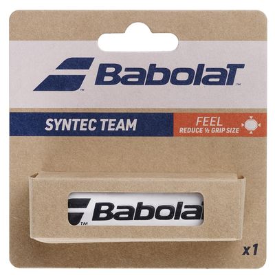 Babolat Syntec Team Pack of 1 White Overgrip, One Size