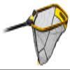 Frabill Trophy Haul 1821 Fishing Net, Black and Gold (FRBNX18S) view 4