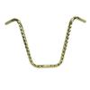 Fenix Lowrider 16" Square Twisted Bike Handle Bars,25.4mm Gold view 1