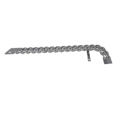 Fenix Beach Cruiser Flat Twisted Bike Chain Guard Chrome, (Chrome)