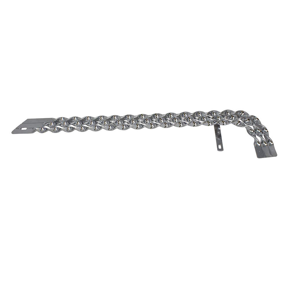 Fenix Beach Cruiser Flat Twisted Bike Chain Guard Chrome, (Chrome)