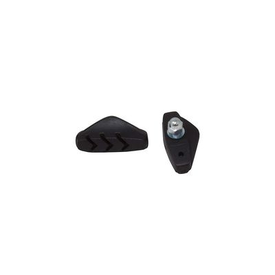 Fenix 40mm 3 Lined Bike Brake Pads W/Screw Black