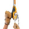 PETZL, I'D Evac Descender Black, Self-braking descender with anti-panic function for lowering from an anchor view 3