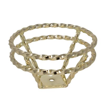 Fenix Cycles Double Square Twisted Steering Wheel Gold