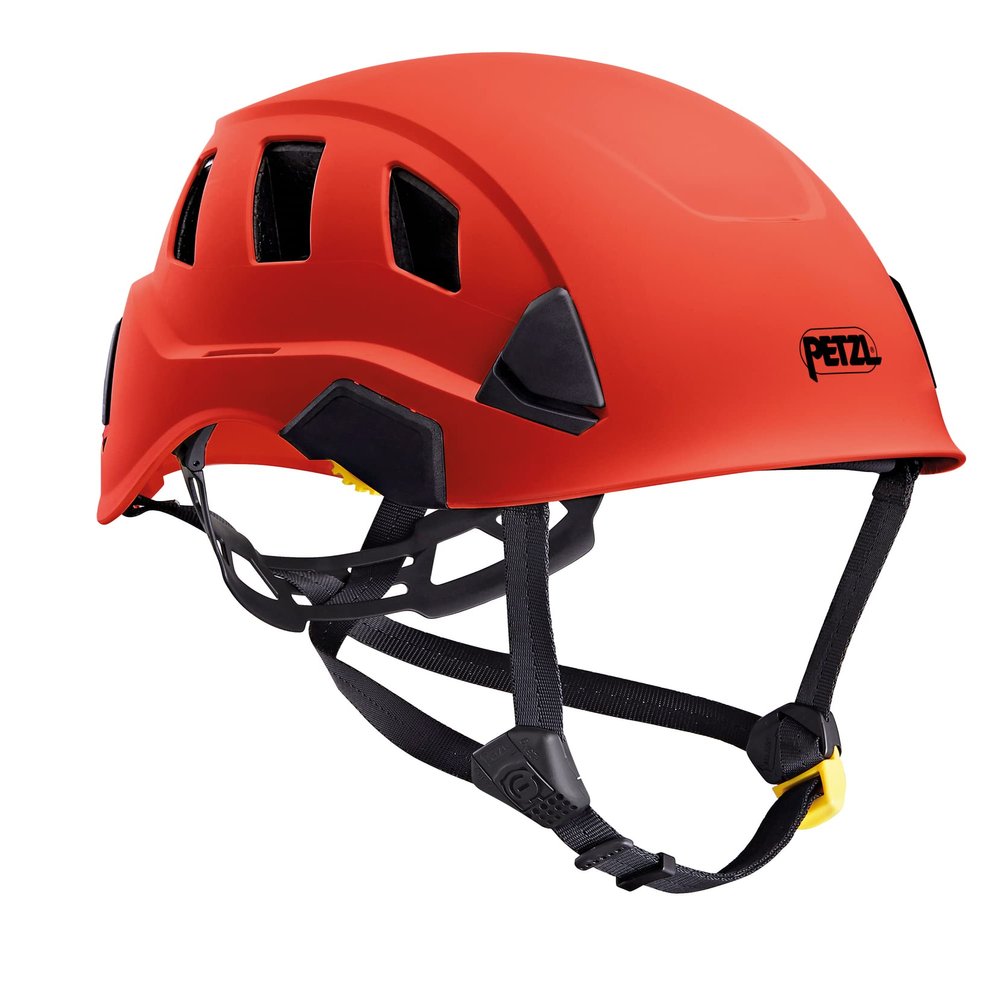 Petzl Strato Vent Lightweight Ventilated Safety Helmet (ANSI Z89.1 Type I Class C) - Red