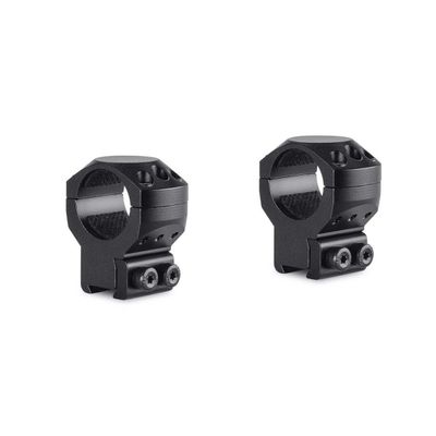 Tactical Ring Mount 9-11mm, High, 1",2pc, With Nut