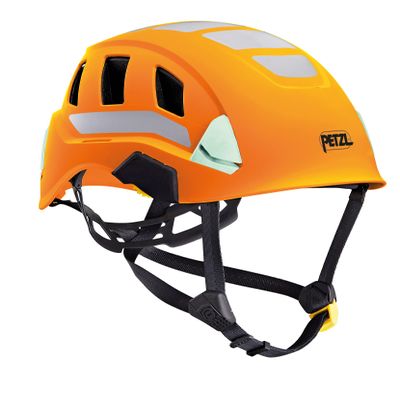 Petzl Strato Vent Lightweight Ventilated Safety Helmet (ANSI Z89.1 Type I Class C) - Hi-Viz Orange (Reflective)