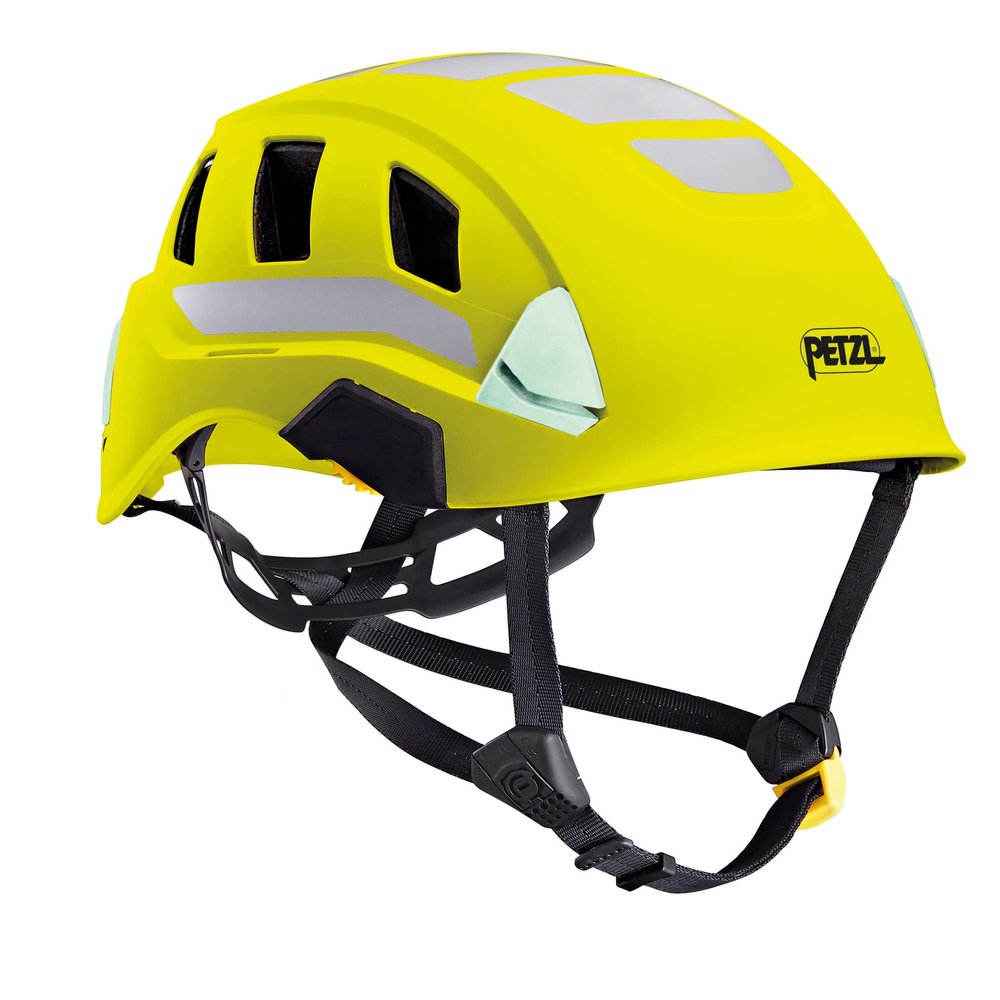 Petzl Strato Vent Lightweight Ventilated Safety Helmet (ANSI Z89.1 Type I Class C) - Hi-Viz Yellow (Reflective)