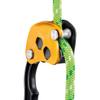 PETZL Chicane Auxiliary Braking Device for Zigzag on Single Ropes - Yellow view 3