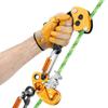 PETZL Chicane Auxiliary Braking Device for Zigzag on Single Ropes - Yellow view 4