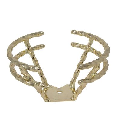 Fenix Cycles Open Double Square Twisted Steering Wheel Gold