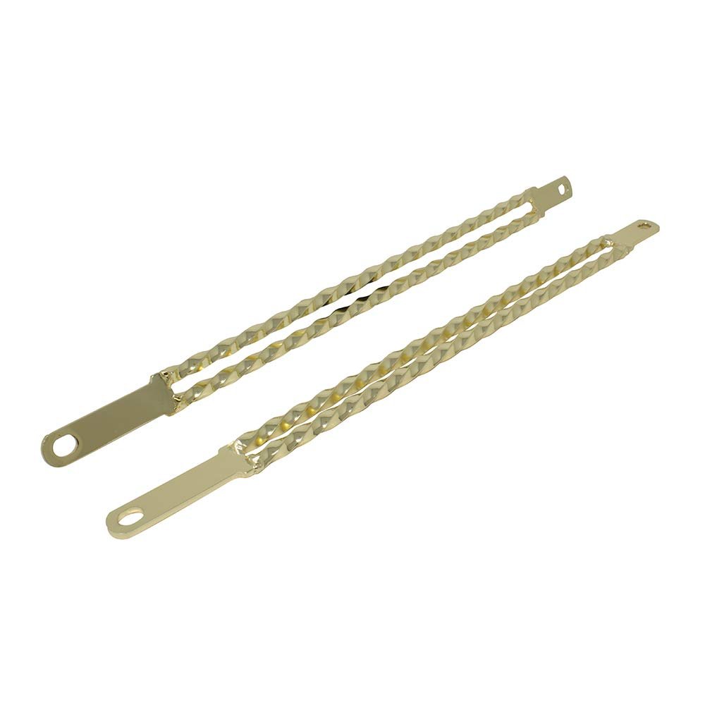 Fenix Cycles Lowrider Square Twisted Spring Fork Bars Gold, Various Styles (Double)