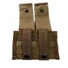 Airsoft Lot of 2 USGI Double 40MM HE High Explosive/Grenade MOLLE Pouch New Nib Coyote view 2