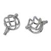 Fenix Cycles Twisted Lowrider Bicycle 1/2" Round Cage Bike Pedals (Chrome) view 1