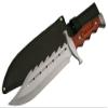 GIFTS INFINITY Free Engraving - 15" Gator Back Bowie Knife (211398) view 1