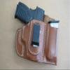 Azula Leather IWB Combo Holster and Mag Pouch CCW for S&W Shield 9mm / .40 TAN RH view 3