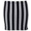My Choice Stuff Womens Stretchy Elasticated Jersy Bodycon Mini Skirt Ladies Fancy Printed Summer Short Skirt Vertical Stripe 2X Large view 1