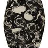MA ONLINE Ladies Leopard Tartan Printed Stretchy Mini Skirt Womens Fancy Summer Wear Short Skirt Skull Rose 2X Large view 1
