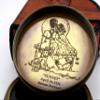 Delhi Arts Robert Browning Saying Engraved Compass Perfect Valentines Day gfit, Anniversary, Wedding, Love, Unusual, Collectible Nautical Compass view 1