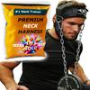 Vikingstrength Neck Harness Padded Strength Trainer- Premium Quality for Neck Curls and Training. Head Exerciser for Sports and Fitness, D ring + V-Strength Workout App view 1