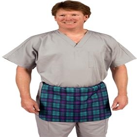 Colortrieve Demi Half Apron (Set of 4 Rack Included)- Buckle Closure, Lead Free,S/M/L/XL, Many Color Options, USA Made