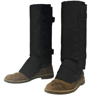 Crackshot Men's Snake Bite Proof Guardz Gaiters (Black/Large)
