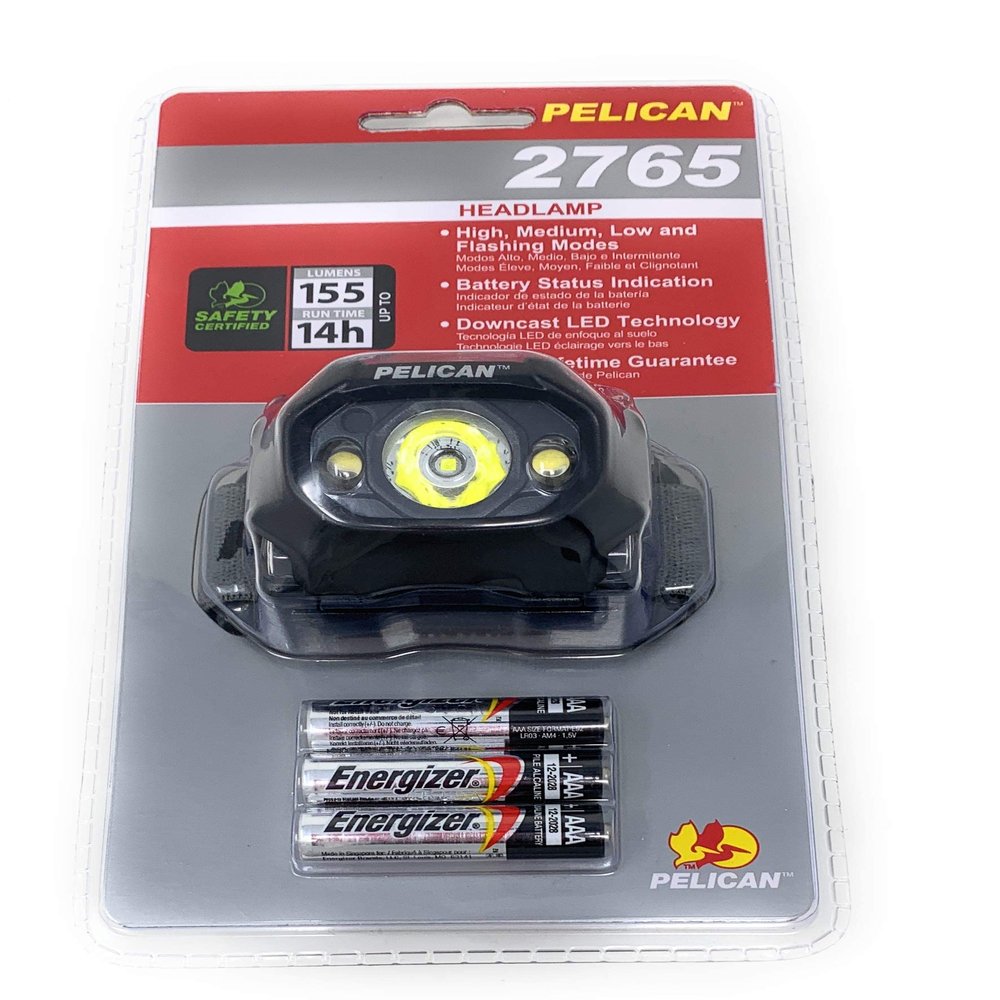 Pelican 027650-0103-110 Headlamp Black (LED Upgrade)