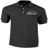 5-Star Rideshare Driver Polo Shirt, 100% Cotton, Reflective Logo, Transportation Network, Ride Hailing, Ride Service Black view 1