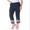 Charter CIub Tummy Control Embroidered Capri Pants Deepest Navy 4 view 1
