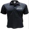 5-Star Rideshare Driver Performance Polo, Reflective Design, Moisture Wicking, Uber, Lyft Black view 1