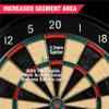 MD Sports Bristlesmart Smart Dartboard Cabinet with Digital X/O Cricket Scorekeeping and Steel Tip Dart Set view 4