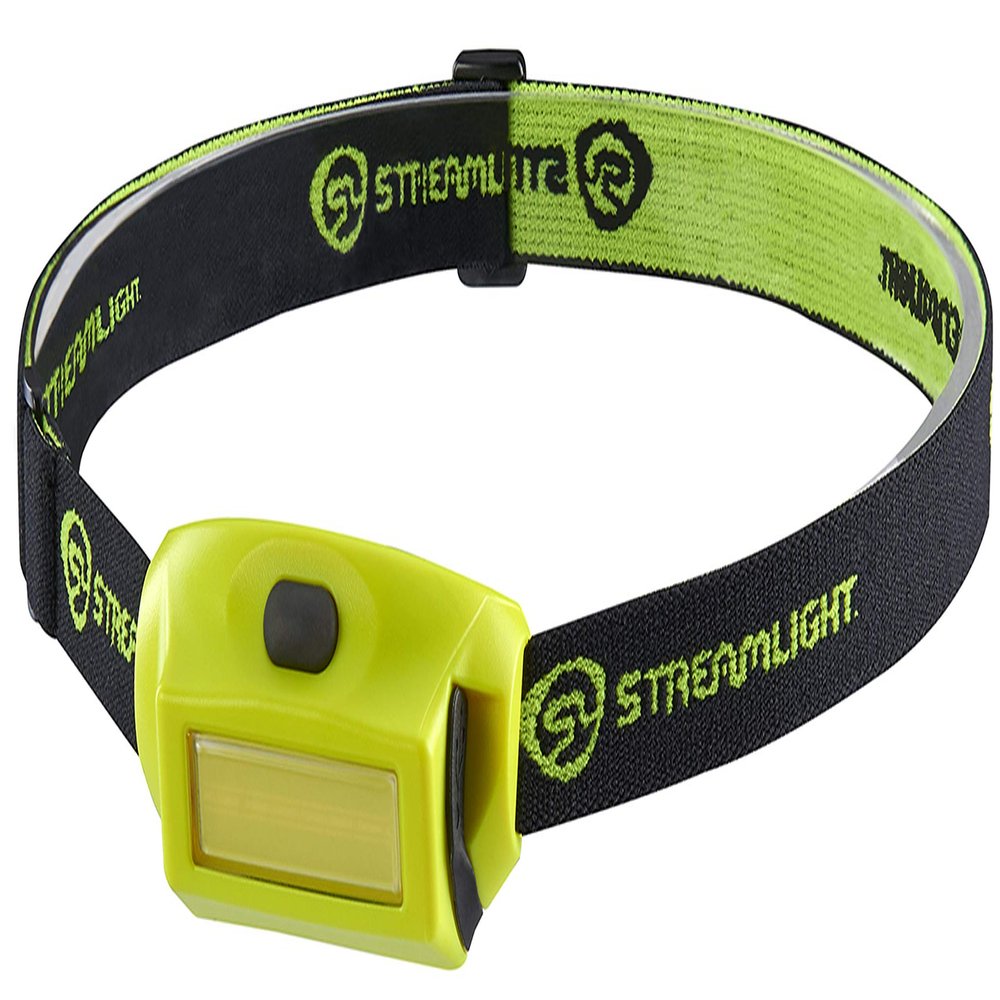 Streamlight 61710 Bandit Pro 180-Lumen USB Rechargeable LED Headlamp with Elastic Head Strap, Visor Clip, and USB Cable, Yellow