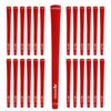 Karma Velour Red Midsize Golf Grips for Men, 25 Piece Set, All Weather Velvet Style +1/32 Oversized Rubber Replacement Grips for Golf Clubs view 1