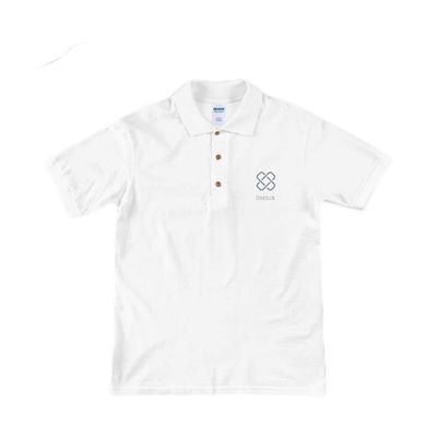 KINARA PARK KIDS Umoja Unity Embroidered Polo Shirt White