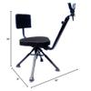 BenchMaster - Ultimate Comfort Hunting Chair - Lightweight, Portable, Durable with Adjustable Backrest & Quiet Gun Rest - Fits Most Stocks - Model: BMGBSC2 view 3