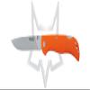 Fox 500 Lockback 500O 440C Stainless Steel and Orange G10 Pocket Knife view 1